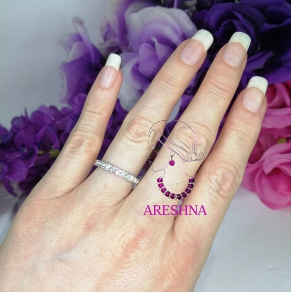 1ct Lab Diamond Infinity Band - Picture 8 of 11